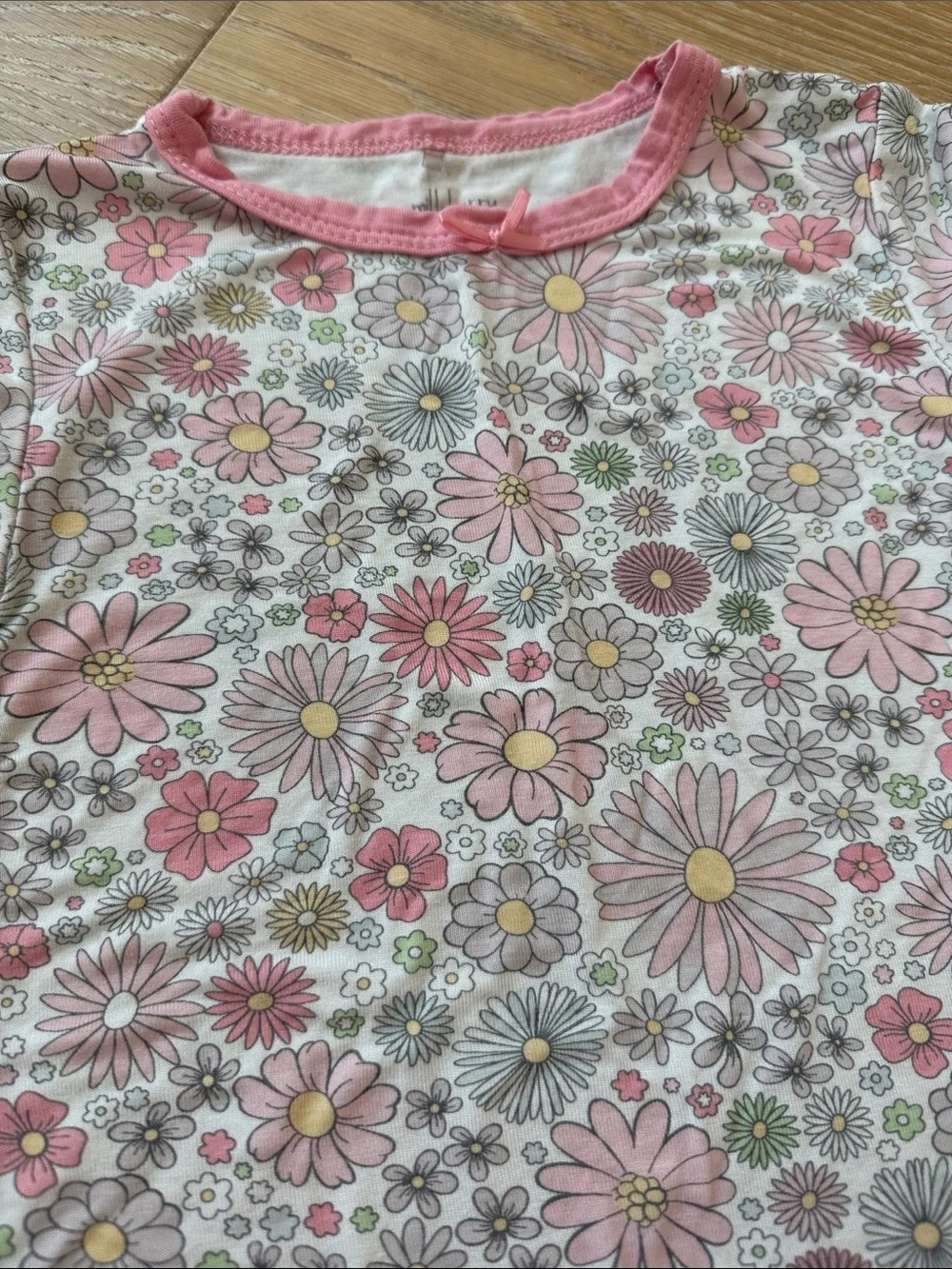 Milkberry Floral Bamboo girls Pajamas Size 4T